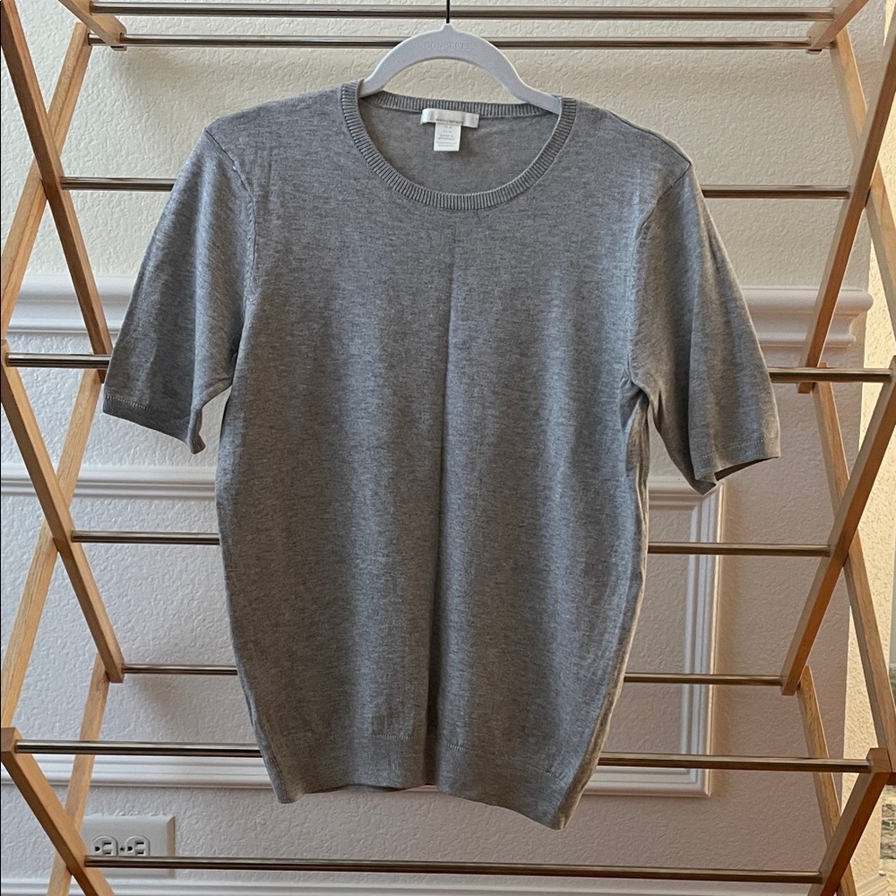 Gray Knit Top